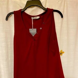 Maroon top.  NWT